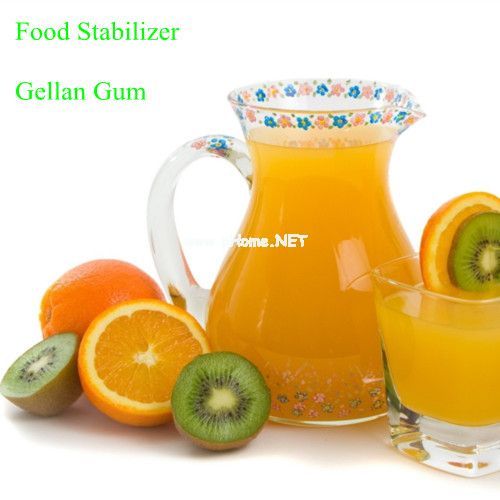 High acyl gellan gum for acidic milk drinks application